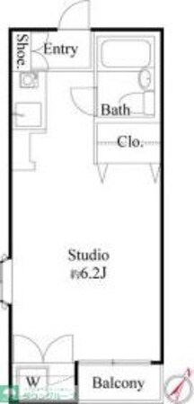 メゾンあるかぶるの物件間取画像